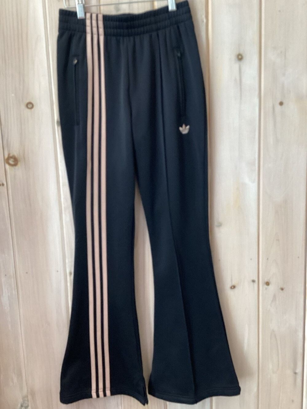 Adidas 3 Stripe Firebird Flare Track Pants - Picture 4 of 10